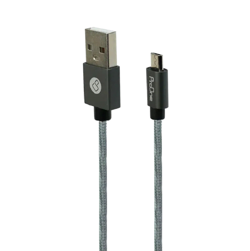 کابل MicroUSB پرووان مدل PCC195 از نمای روبرو