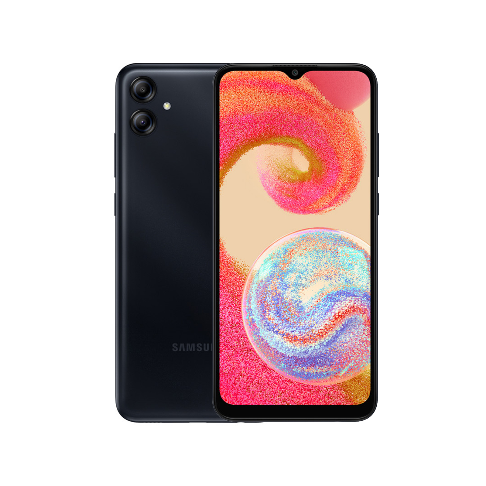 نمای کلی گوشی سامسونگ Galaxy A04e ظرفیت 64 و رم 3 مشکی