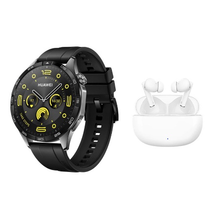 تصویر  ساعت هوشمند هوآوی مدل Watch GT 4 46mm به همراه هدیه بادز آنر مدل X3