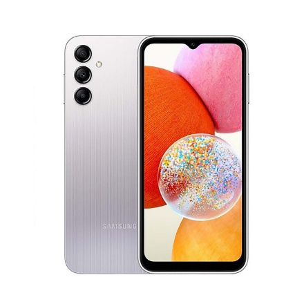  گوشی موبایل سامسونگ مدل Galaxy A14 ظرفیت 128 گیگابایت و رم 4 گیگابایت پک چین رنگ سیلور