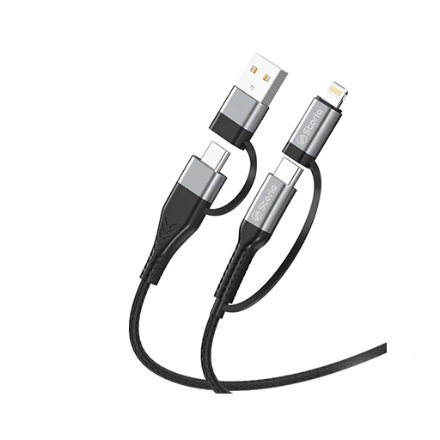 کابل تبدیل USB / USB-C به لایتنینگ / USB-C استوریا مدل ST-DC03 طول 1 متر